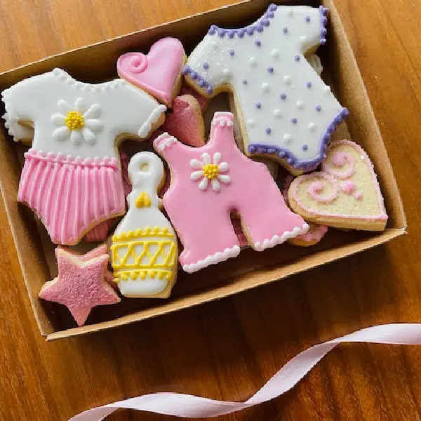 New Baby (hand-iced biscuits)