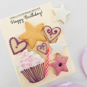 Birthday Letterbox Biscuits (hand-iced biscuits)