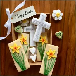 Easter Faith (hand-iced biscuits)