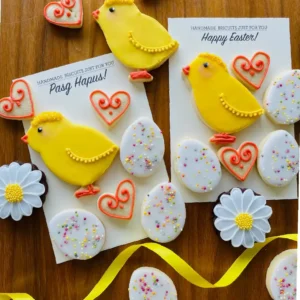 Easter Chick Letterbox (hand-iced biscuits)