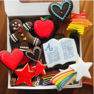 Staff Room Share Gifts (hand-iced biscuits)