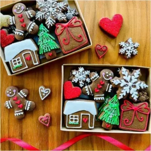 Gingerbread Christmas! (hand-iced biscuits)
