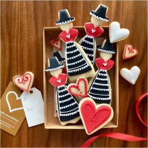 Welsh Ladies (hand-iced biscuits)