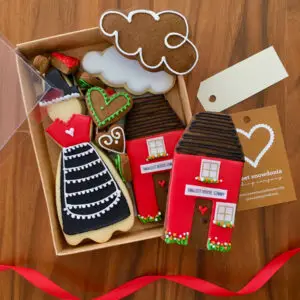 Love from Conwy (hand-iced biscuits)