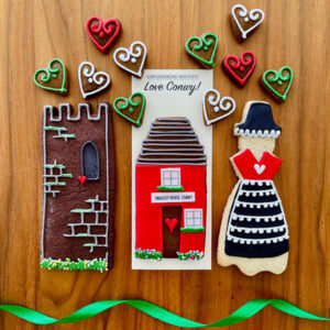conwy themed biscuits