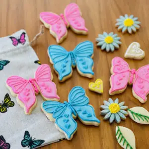 Butterfly Biscuits (hand-iced biscuits)