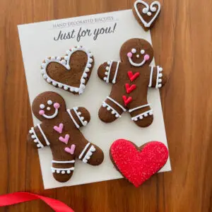 Gingerbread Letterbox (hand-iced biscuits)