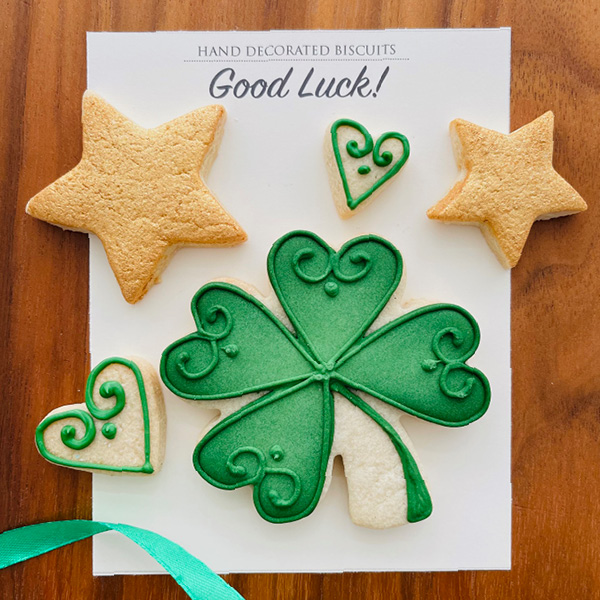 Good luck letterbox biscuits