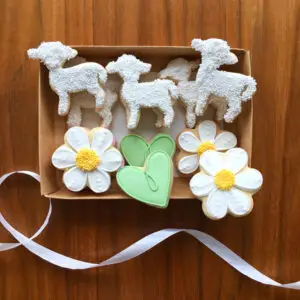 Spring Lambs (hand-iced biscuits)