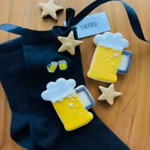 Cheers socks & cookies (hand-iced biscuits)
