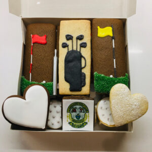 golf theme cookies