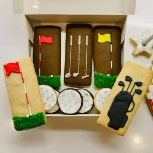 Golf Theme Biscuits (hand-iced biscuits)
