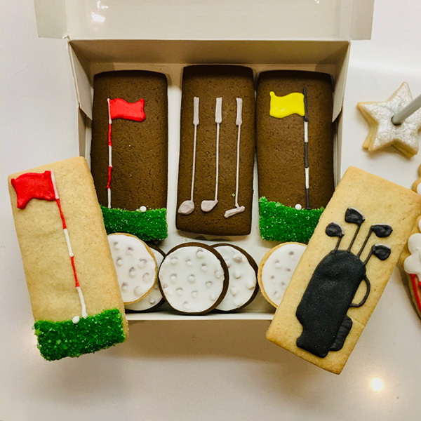 Golf Theme Biscuits