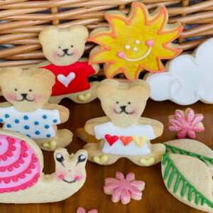Teddy bears picnic biscuit gift box