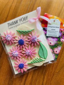 Letterbox Flower biscuits