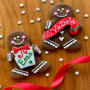 Gingerbread biscuit with a name
