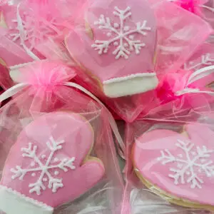 Winter Mittens (hand-iced biscuits)