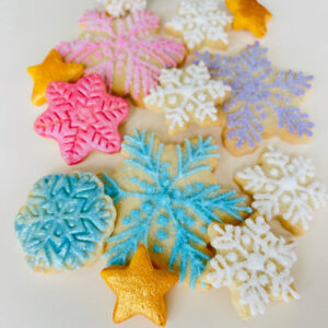 Forever winter snowflake cookies sugar cookies Taylor Swift theme