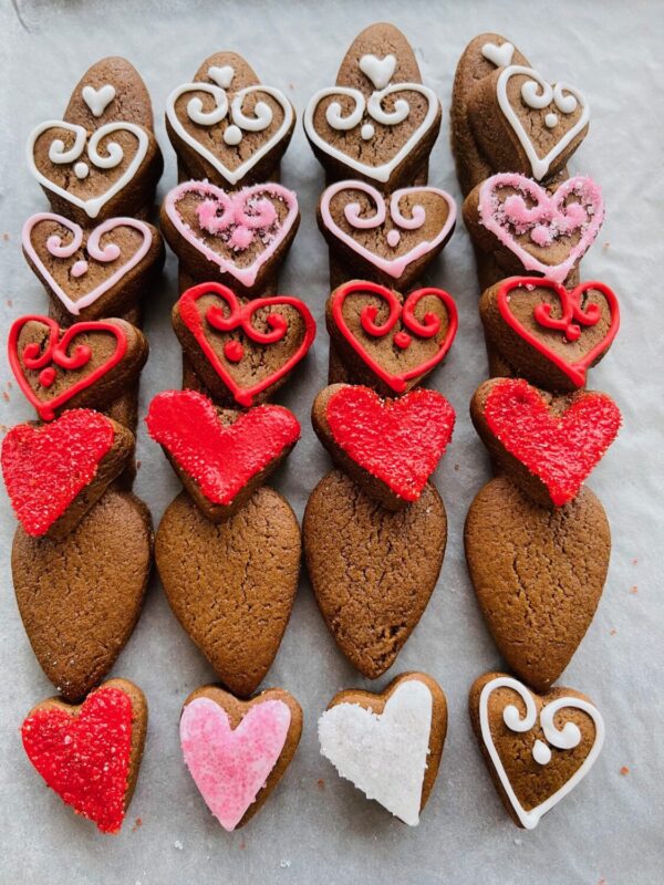 Welsh Lovespoon biscuits