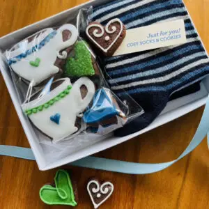 Men's Socks & Cookies gift set biscuit gift box