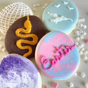 Taylor Swift Easter Egg biscuits hand decorated