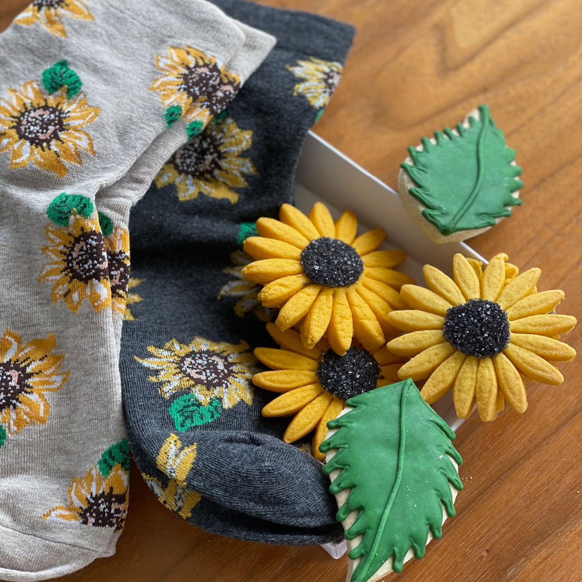 Sunflower Socks & Cookies - Image 4