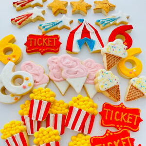 circus theme biscuits