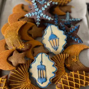 Eid Mubarak Letterbox (hand-iced biscuits)
