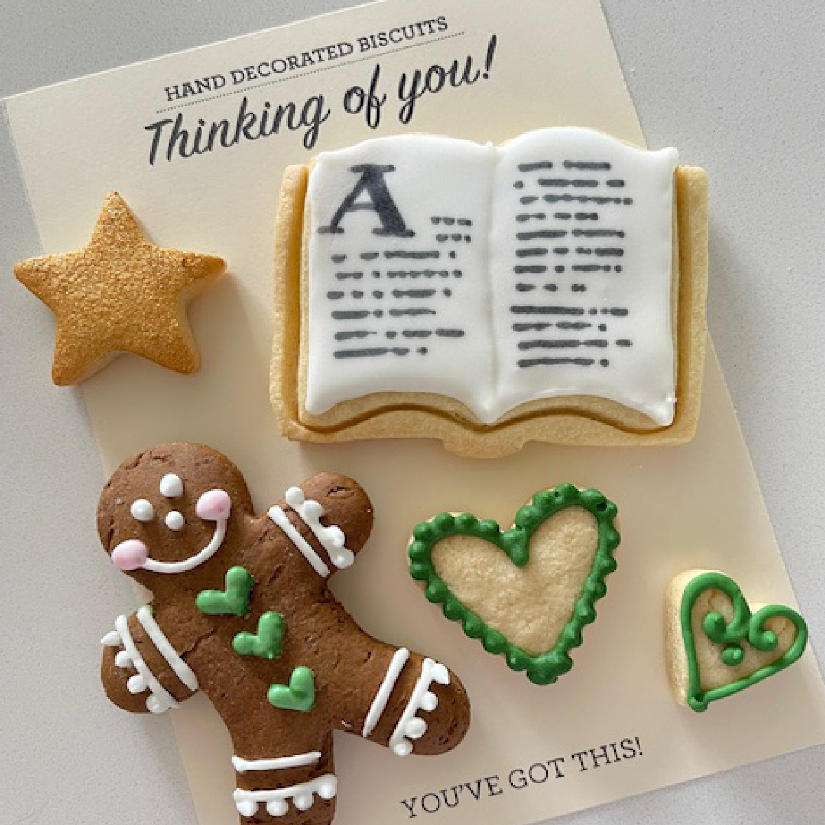 book cookies for a student