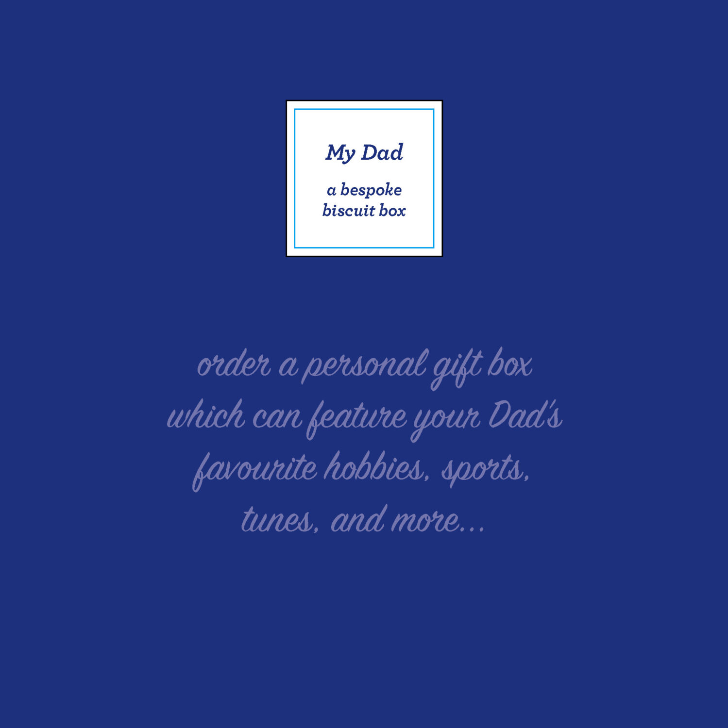 Personal Bespoke Iced biscuits for Father's Day