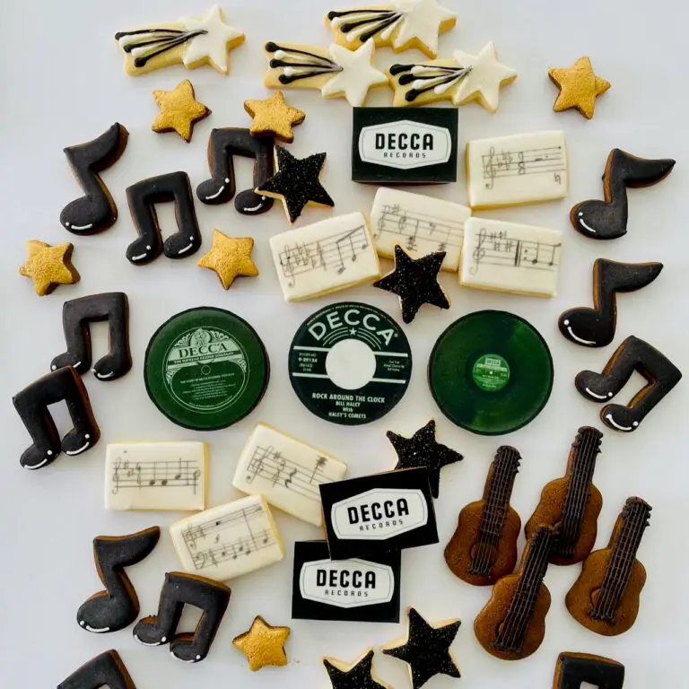 Decca records bespoke biscuit gift box