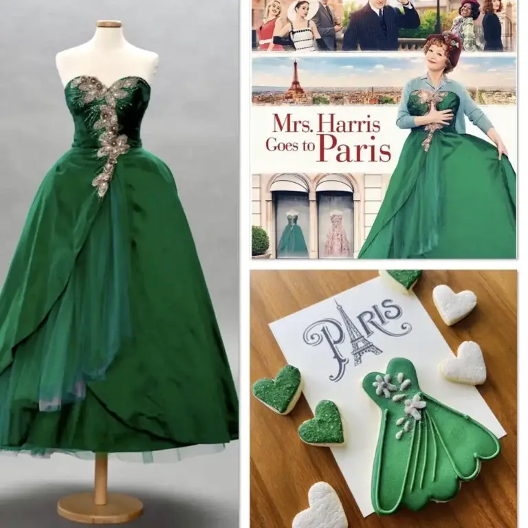 Hand-iced biscuits made for Mrs Harris Goes to Paris